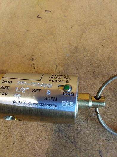 Kunkle Valve 541-CO1ANM Safety Valve 0541-CO1ANM0008