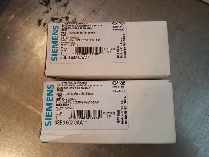 Siemens 3SBS 602-0AA11 - Set of Two
