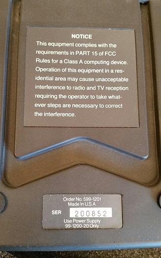 Used Brown & Sharpe 599-1201 Data Stat Smart Processor and Printer, w/ Box and Paper