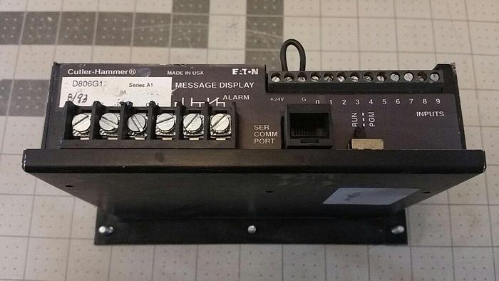 Used Cutler Hammer D806G12 Message Center - USED UNTESTED