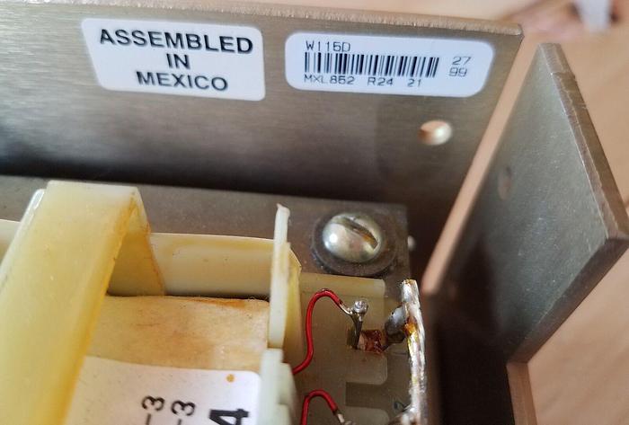 Used DELTRON W115D 24.0 Volt 4.8 Amp Power Supply, Used Condition