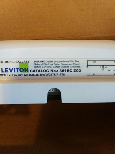 Leviton 360RC 361RC-Z02 Ballast Lampholder System Instant Start