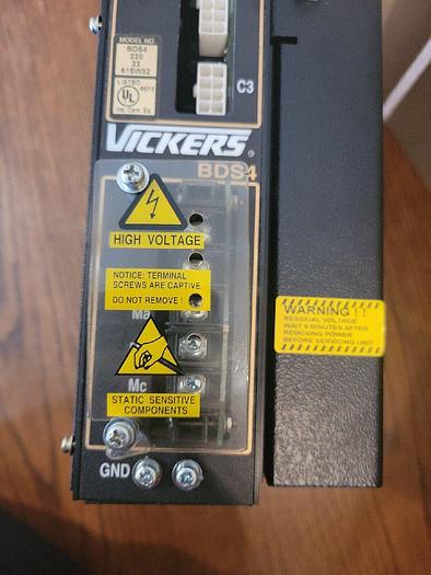 Used Vickers BDS4 220 23 615W32 Servo Drive