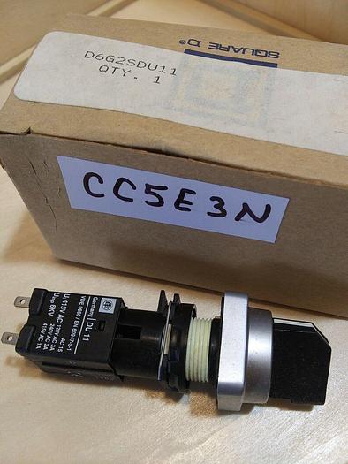 Square D D6G2SDU11 Selector Switch