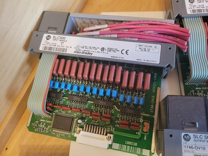Used Allen Bradley BULK LOT - 1746-OV16, 1746-OA16, 1746-IA16 Input/Output