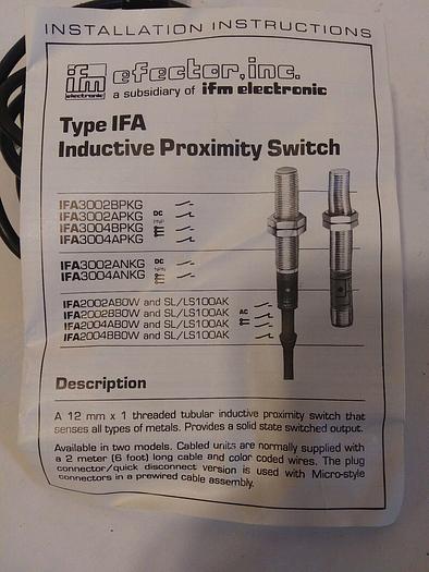 IMF Efector IF5863 Proximity Sensor