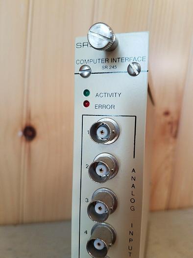 Used Stanford Research SR 245, SR245 Computer Interface Card Module, Used