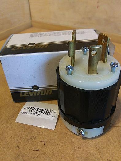Leviton 2641 Locking Plug 2 Pole 3 Wire Grounding