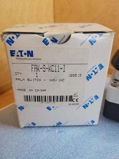 Eaton FAK-S-KC11-I - Palm Switch (FAST Shipping)