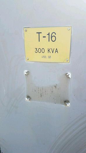 Used GE 300 KVA Transformer - Primary Step Down Buck - 4160V 3PH 208Y *IN*STOCK*USA*
