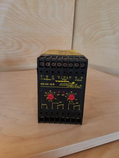 Used Turck MS 43-12R Multisafe Switching Amplifier - Installed/Never Under Power