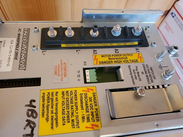Used Indramat KDA 3.2-150-3-A00-U1 228168 109-0657-4B02-00 EX3991