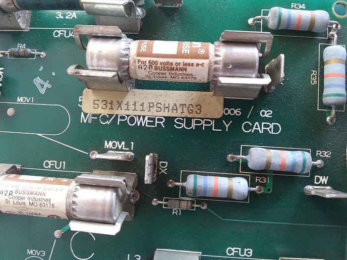 Used MFC 531X111PSHATG3 Power Supply Card