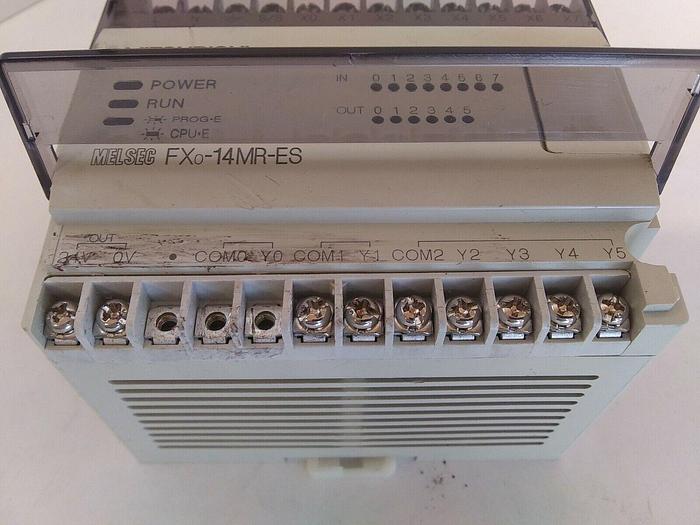 Used Mitsubishi FX0-14MR-ES/UL Programmable Controller