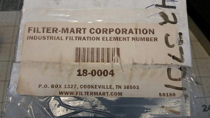 FILTER-MART Coalescer Air 18-0004, Filter 14" OAL, 0.9 Micron