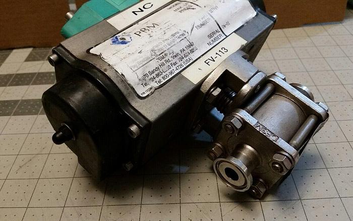 Used PBM PABTL453S-0025 W/ PBM SIHLC5X-C-FB312 W/ PEPPERL + FUCHS NBN3-F25-E8-V1