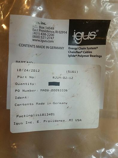 Igus RJUM-02-12, Compact Linear Plain Bearing - Qty 28