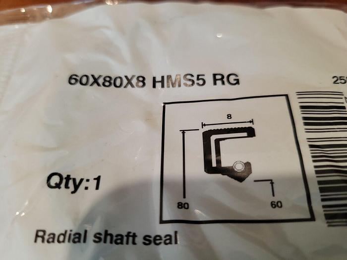 SKF 60X80X8 HMS5 RG Radial Shaft Seal 7316572035047