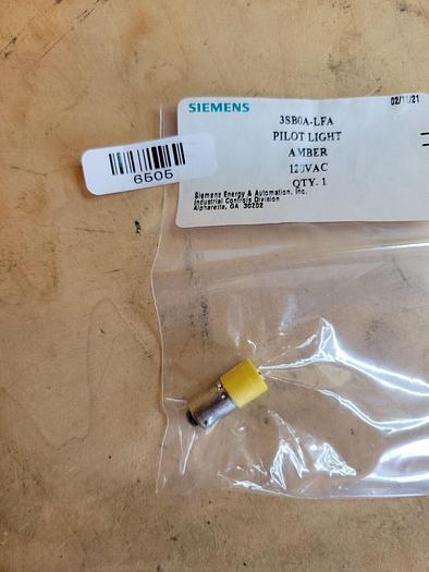 Siemens 3SB0A-LFA, Amber Pilot Light 120V