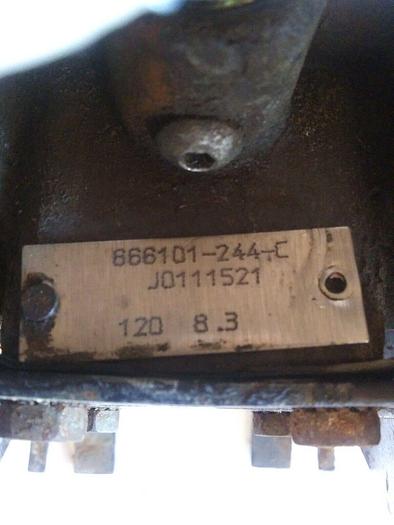 Used Ingersoll Rand 666101-244-C Diaphragm Pump (Rebuilt)