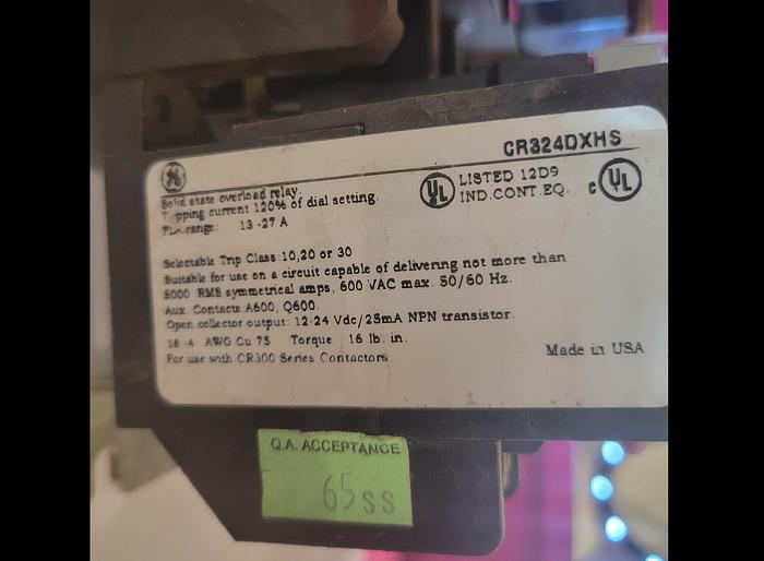 Used General Electric CR306DX#0 ** BAH