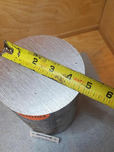 Used Aluminum 4.75" x7" 6061-T651 Round rod