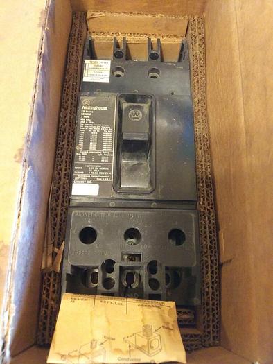 Used Westinghouse KB325OF AB DE-ION Circuit Breaker Type KB 3pole 250amp 600V AC