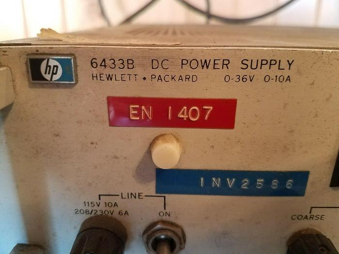 Used Agilent HP 6433B, DC Power Supply, 36V 10A