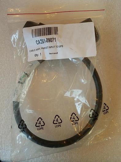 Used CA261-09071 Cable Assembly, PWR EXT INPUT TO UPS