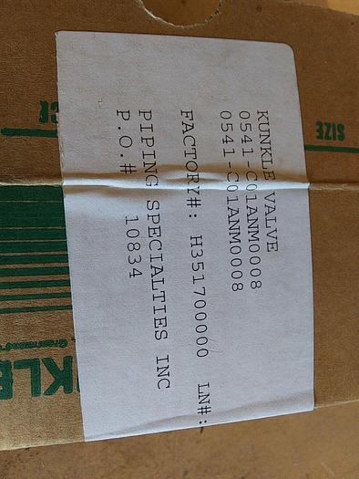 Kunkle Valve 541-CO1ANM Safety Valve 0541-CO1ANM0008
