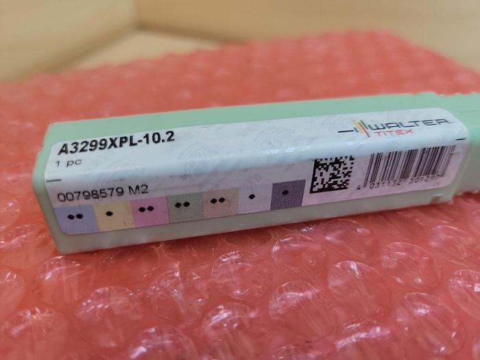 Used Solid carbide Walter Titex A3299XPL-10.2 Thru-Bore - 2-DAY SHIPPING REGROUND 4031132301297