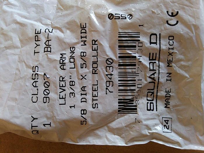 Square D 9007 BA-2 Lever Arm Steel Roller 1 3/8" Long