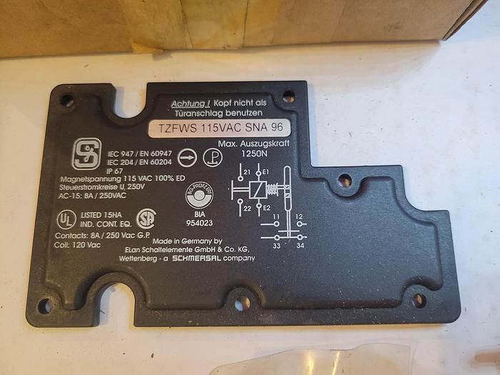 Used Schmersal TZFWS