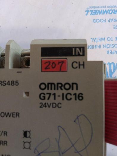 Used Omron G71-IC16 Input Module