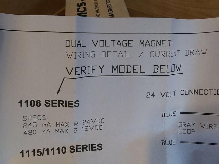 Dortronics System 1106 Surface Mounted Electro-Magnetic Locking Device