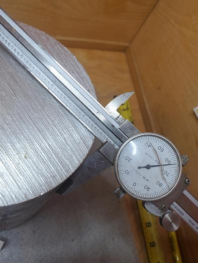 Used Aluminum 4.75" x7" 6061-T651 Round rod