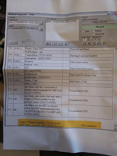 HP Indigo CT256-00541 MIC1 Board