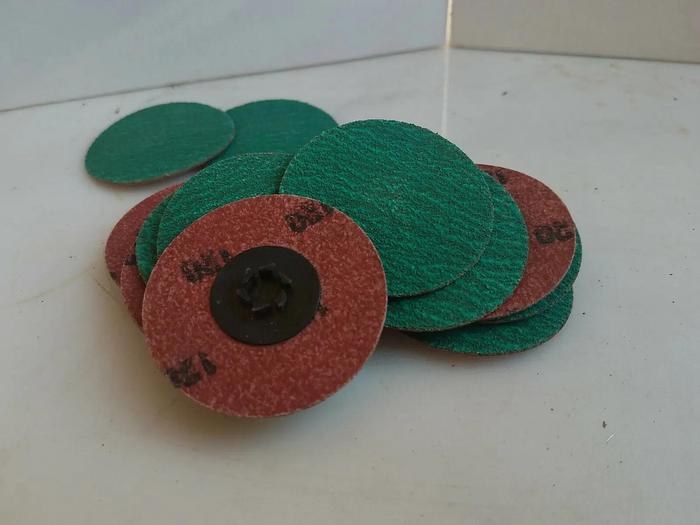 Used Abrasive Disc Lot, 2" 120 Grit - QTY 40