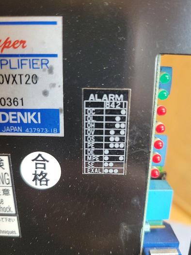 Used Sanyo Denki 68BA050VXT20 Servo Amplifier