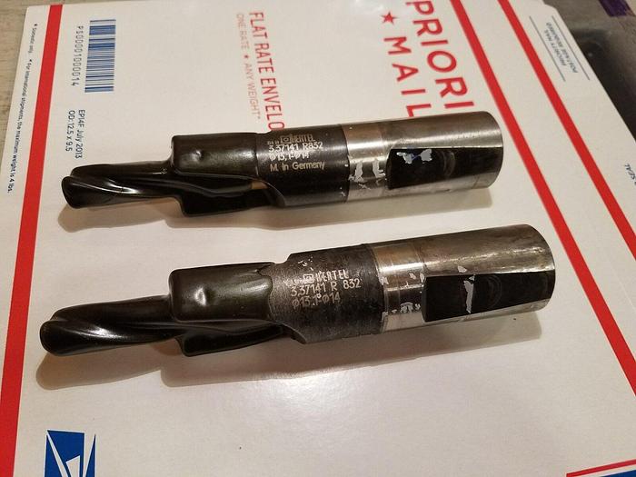 Used Hertel Chamfer Countersink Combo Drill - 3.37141 R832 - Set of Two