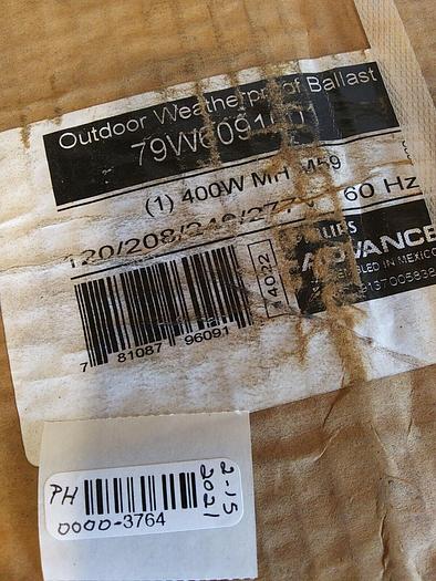 Philips 79W6091001 Outdoor Weatherproof Ballast 400W Mh M59