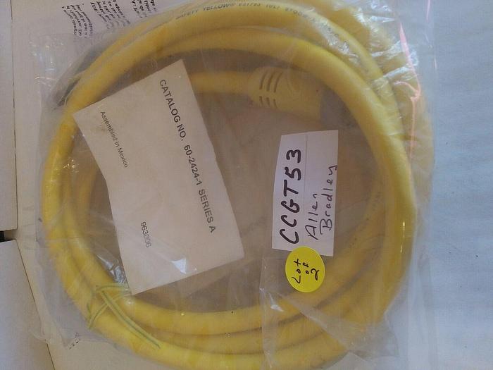 Allen Bradley 60-2424-1 Sensor Cables (Lot of 2)
