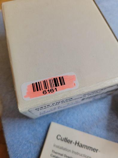 Eaton Cutler Hammer C316 FNA3G, Thermal Overload Relay 490754666636