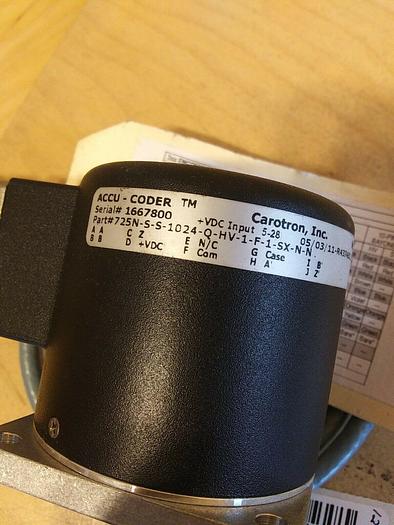 Carotron 725N-S-S-1024-Q-HV-1-F-1-SX--N-N Encoder with Cable
