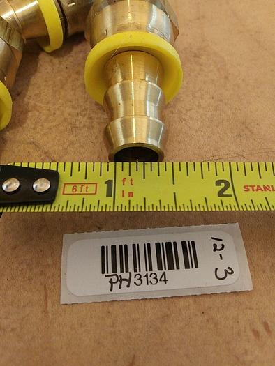 2780808 Barb Hose Brass to Female Thread Fitting (Lot of 18). 3/8 to 3/4"