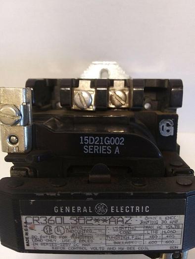 Used GE CR360L302**AAZ Lighting Contactor 30 amp 2 Pole