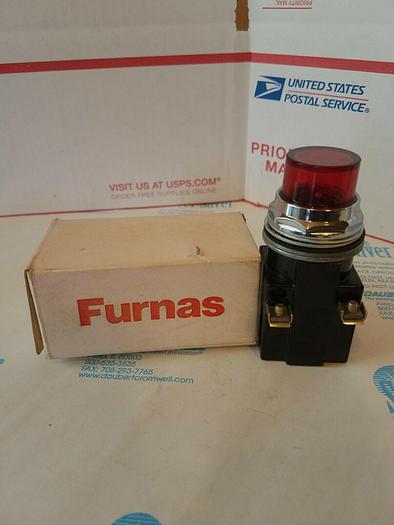 Furnas 52PA4J2 Oil Tight Pilot Light Red Lens