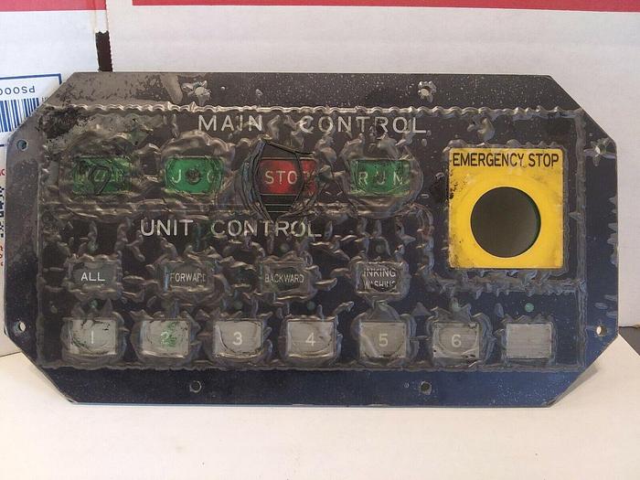 Used Ishii Hyoki Membrane Panel - Main Control/Unit Control (One per Lot)