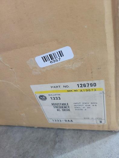 Allen Bradley 1333-DAA, Adjustable Frequency AC Drive