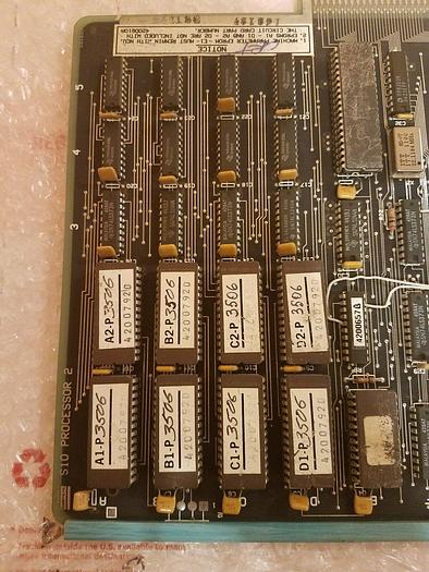 Used Autocon / Dynapath 4200574 F S10-PROCESSOR Board, Used Untested
